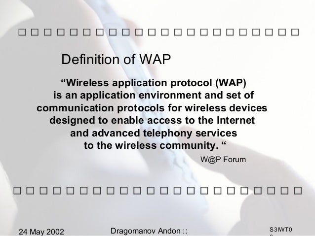 What is Wireless Application Protocol?