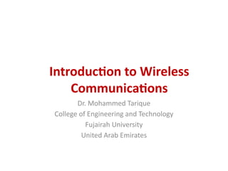 Introduction to Wireless Communication Updated.pptx
