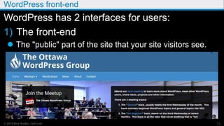 Introduction to WordPress - WordCamp Ottawa 2019 Slide 24