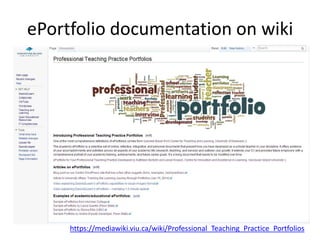 Publishing Eportfolio Introduction to Wordpress ePortfolios | PPTX