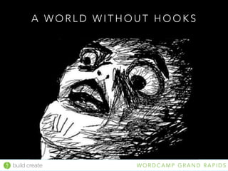 build create W O R D C A M P G R A N D R A P I D S
A W O R L D W I T H O U T H O O K S
 