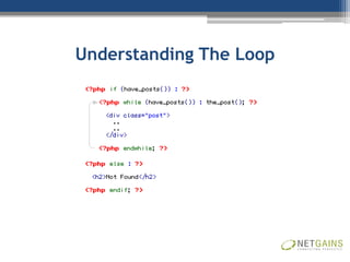 Understanding The Loop
 
