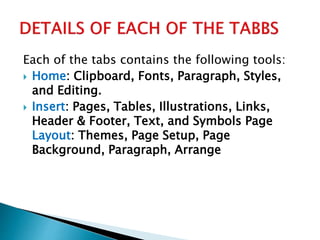 Word Process Introduction Layout Introduction to word processing | PPTX