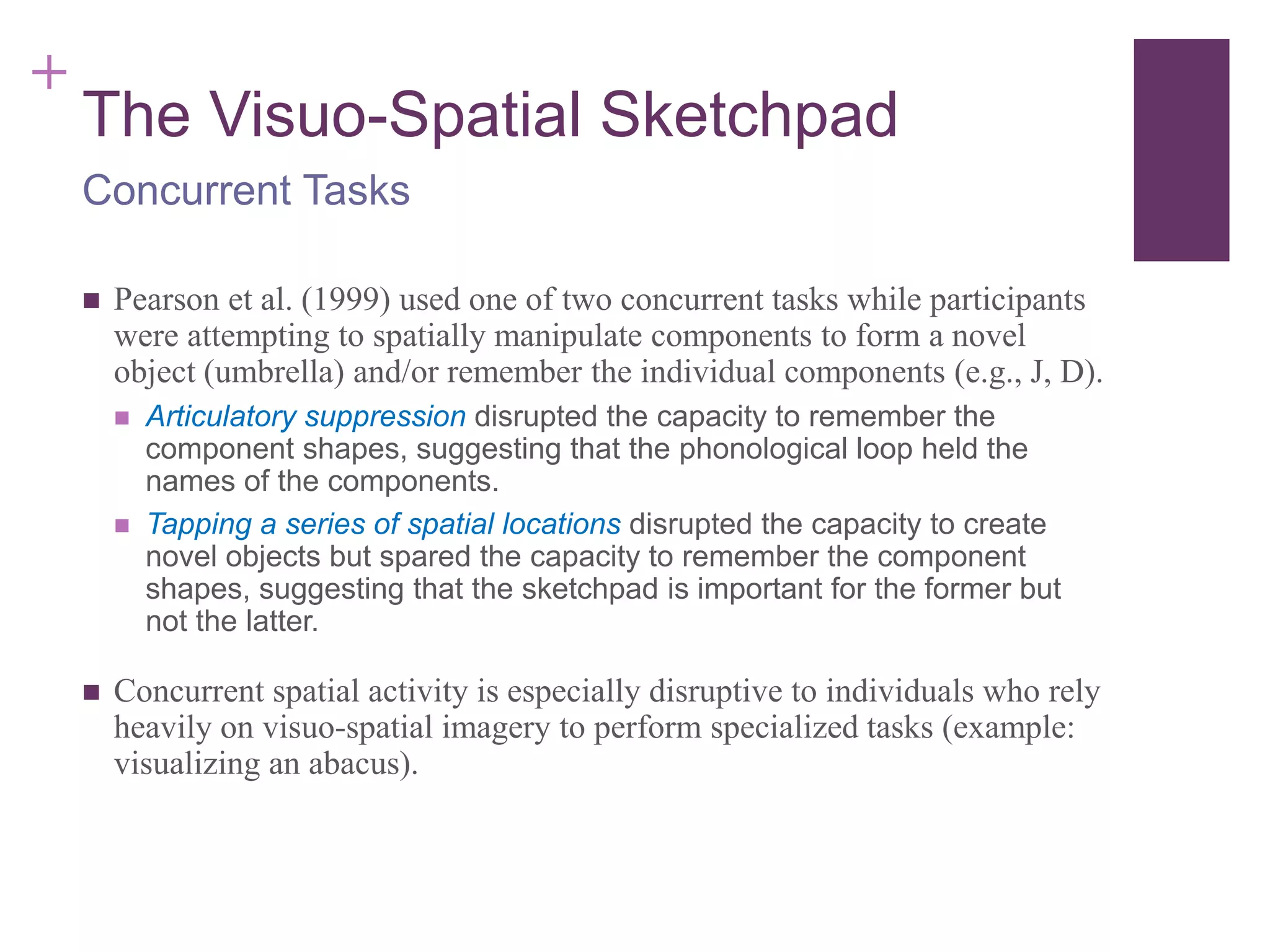 Introduction to working memory | PPT