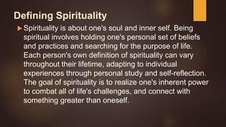 Spiritually Definition Introduction to World Religions and Belief Systems lesson 1.pptx