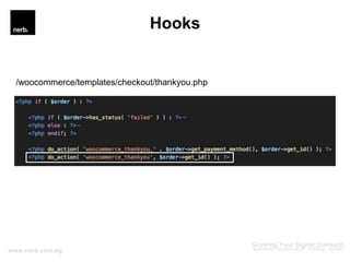 Introduction to WordPress Development - Hooks | PPTX