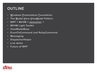 Introduction to WPF and MVVM | PPT
