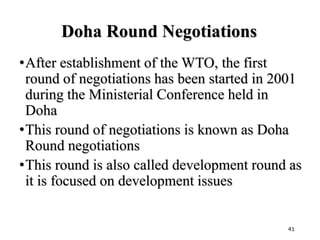 Wto Rounds Introduction to wto | PPT