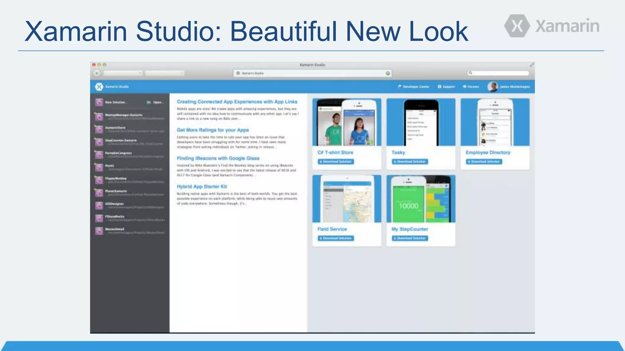 Xamarin Studio: Beautiful New Look
 