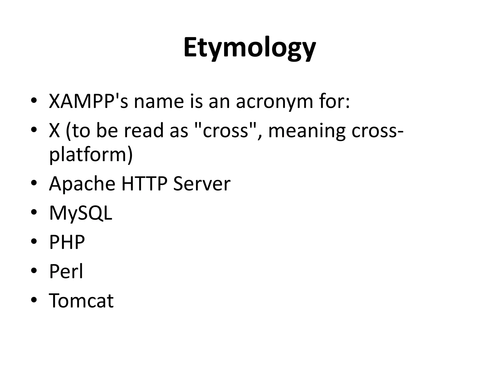 Introduction to xampp | PPT