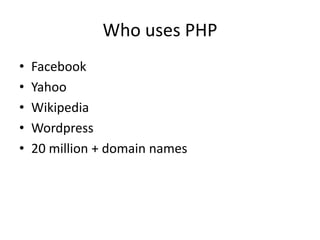 Introduction to xampp | PPT