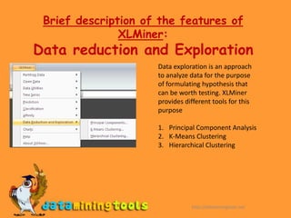 Academic Research editionThe Demo edition and Educational Editions support only Excel.http://dataminingtools.net