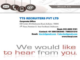 TTS Recruiters Pvt Ltd_Short Business Introduction