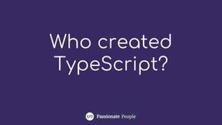 Introduction to TypeScript | PPTX
