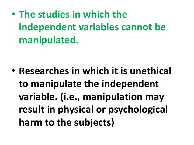Into Types Of Non Experimental Research Designs