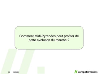 06/10/09 Comment Midi-Pyrénées peut profiter de cette évolution du marché ? 