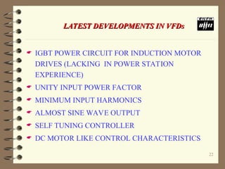 training on basic variable frequency drives | PPTX