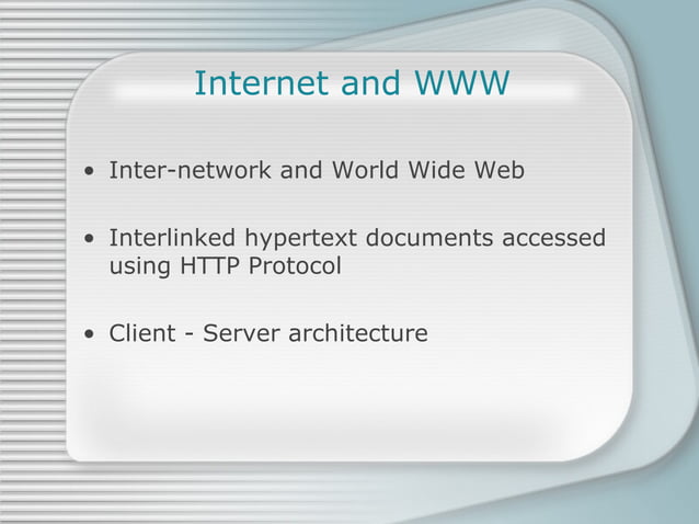 introduction to web technology | PPT