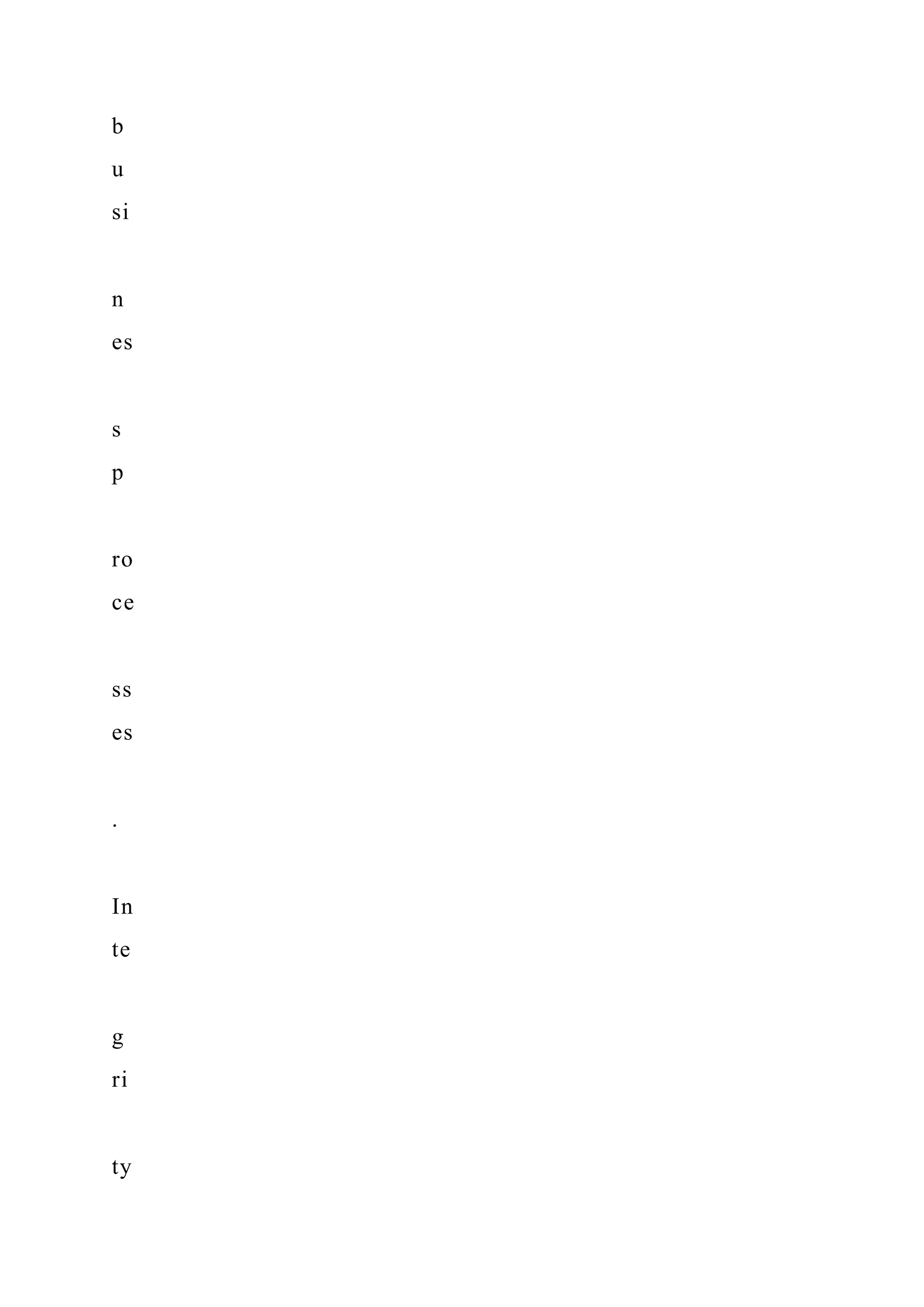 b
u
si
n
es
s
p
ro
ce
ss
es
.
In
te
g
ri
ty
 