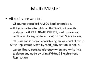 Introduction to XtraDB Cluster | PPTX | Databases | Computer Software ...