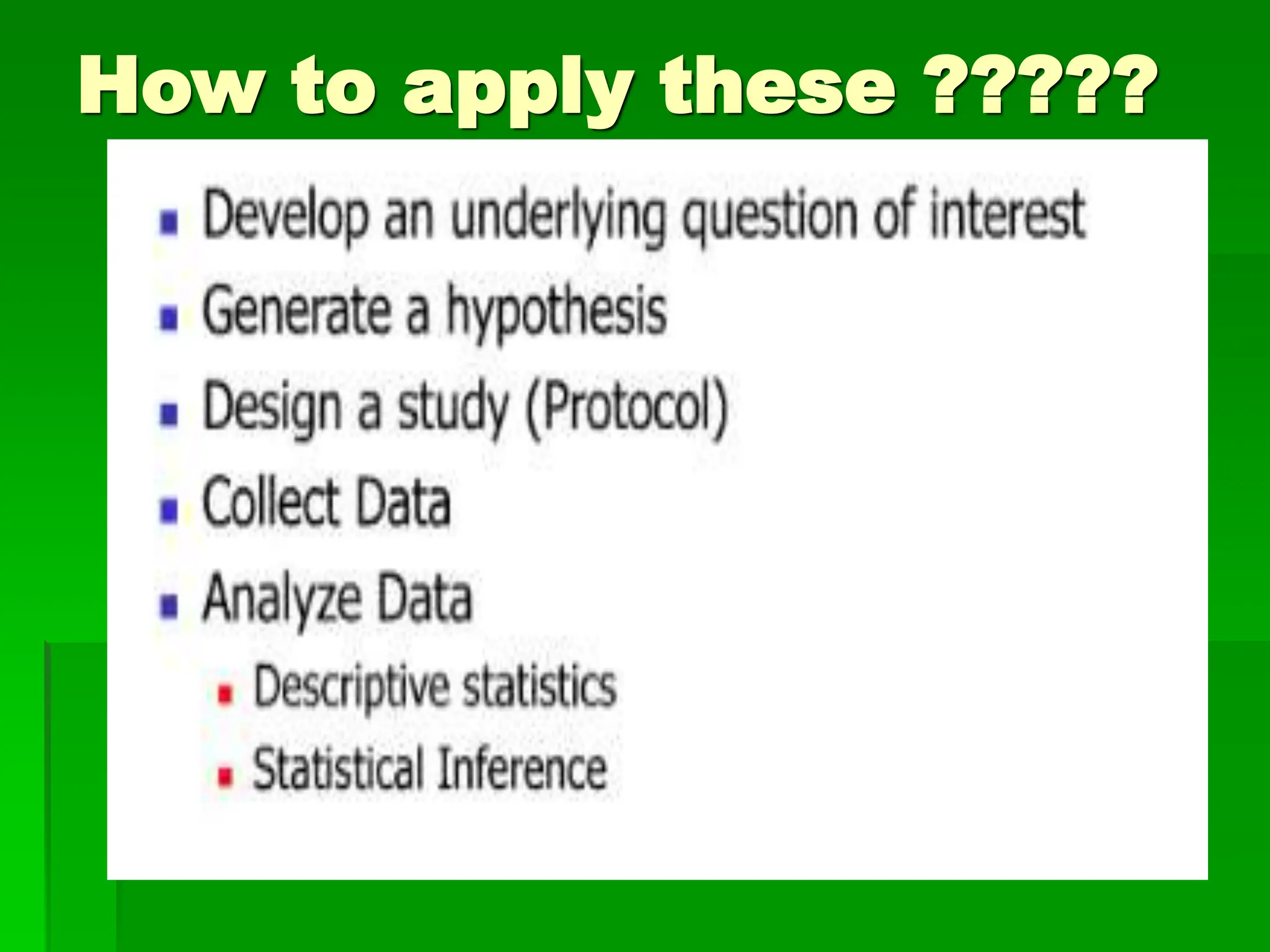 How to apply these ?????
 