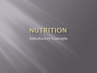 Introductory Concepts 