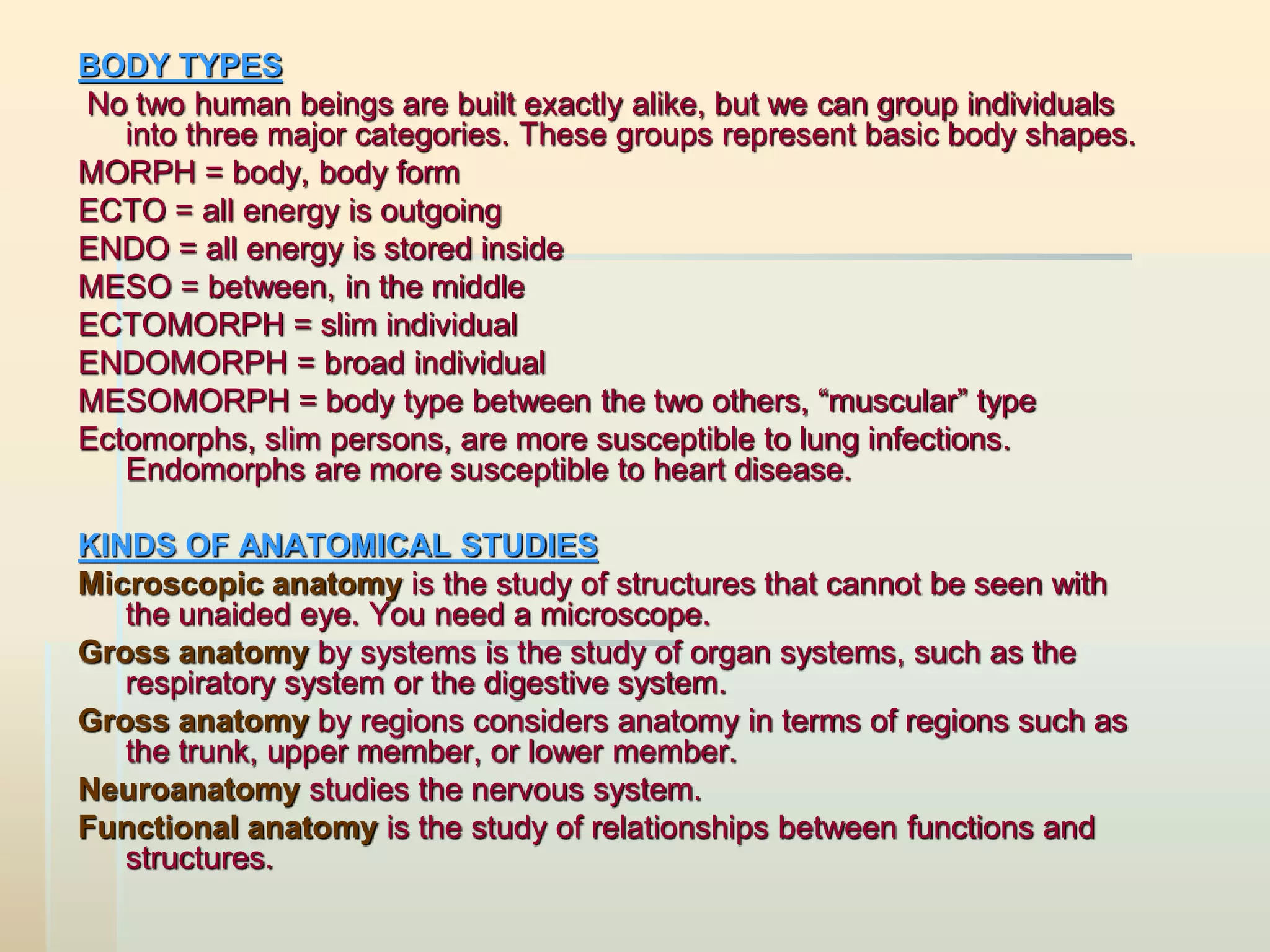Introductory lecture. osteology (general data). the human skeleton, its ...