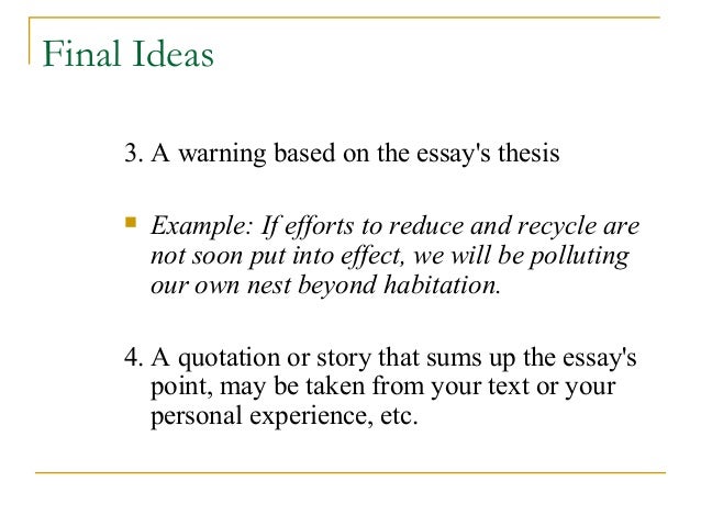 personal experience essays