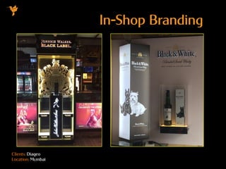 Clients: Diageo
Location: Mumbai
In-Shop Branding
 