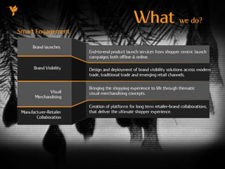 Smart Engagement
What we do?
 