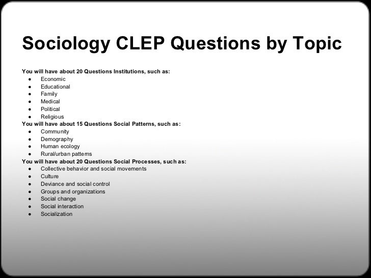 sociological questions