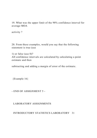 Stat Lab Psr Example Introductory Statistics Laboratory for Excel .docx