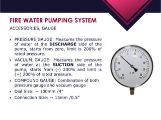 Introductory training on fire water pumping system | PDF