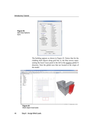 Cladding Shell In Anfd Introductory tutorial etab2016 | PDF