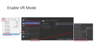 Introductory Virtual Reality in Unity3d | PPTX