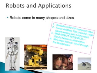 Introducttion to robotics and microcontrollers | PPT