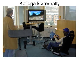 Kollega kjører rally 