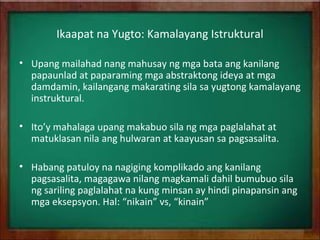 Introduksyon sa pag aaral ng wika (mga yugto sa pagkatuto ng wika)
