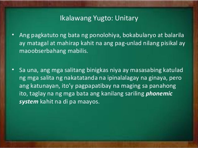 Introduksyon sa pag aaral ng wika (mga yugto sa pagkatuto ng wika)