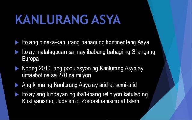 Filipino 9 Introduksyon sa Panitikan ng Kanlurang at Timog Asya