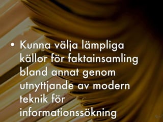 Introduktions till examensarbete