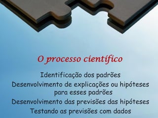 Ecologia

A Ecologia é
O estudo da distribuição e
abundancia dos organismos,
E
Os fluxos de energia e matéria
entre os componentes bióticos e
abióticos dos ecossistemas

 