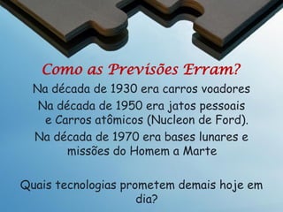 Ecologia

Qual é a organização da ecologia?
• Varia desde estudos de indivíduos até a
bioesfera
• A maioria parte da ecologia ocorre agora
– Explicações próximas

• Poucos campos, como a ecologia evolutiva e a
paleoecologia lidam com os past ambientes
passados e o tempo histórico
– Explicações últimas

 