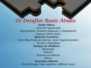 Ecologia
Meta Principal: Estudar Populações

O Homem tem a capacidade inata e quase sem
limite de reproduzir, mas uma capacidade
limitada de produzir alimentos.
As populações humanas tendem de crescer e
ultrapassar a capacidade de se alimentar.
– Isso cria problemas.

 