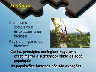 Ecologia.

 