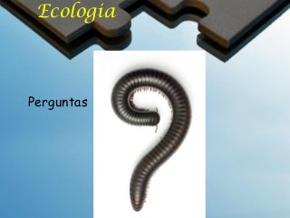 Ecologia
Perguntas?
Perguntas

 