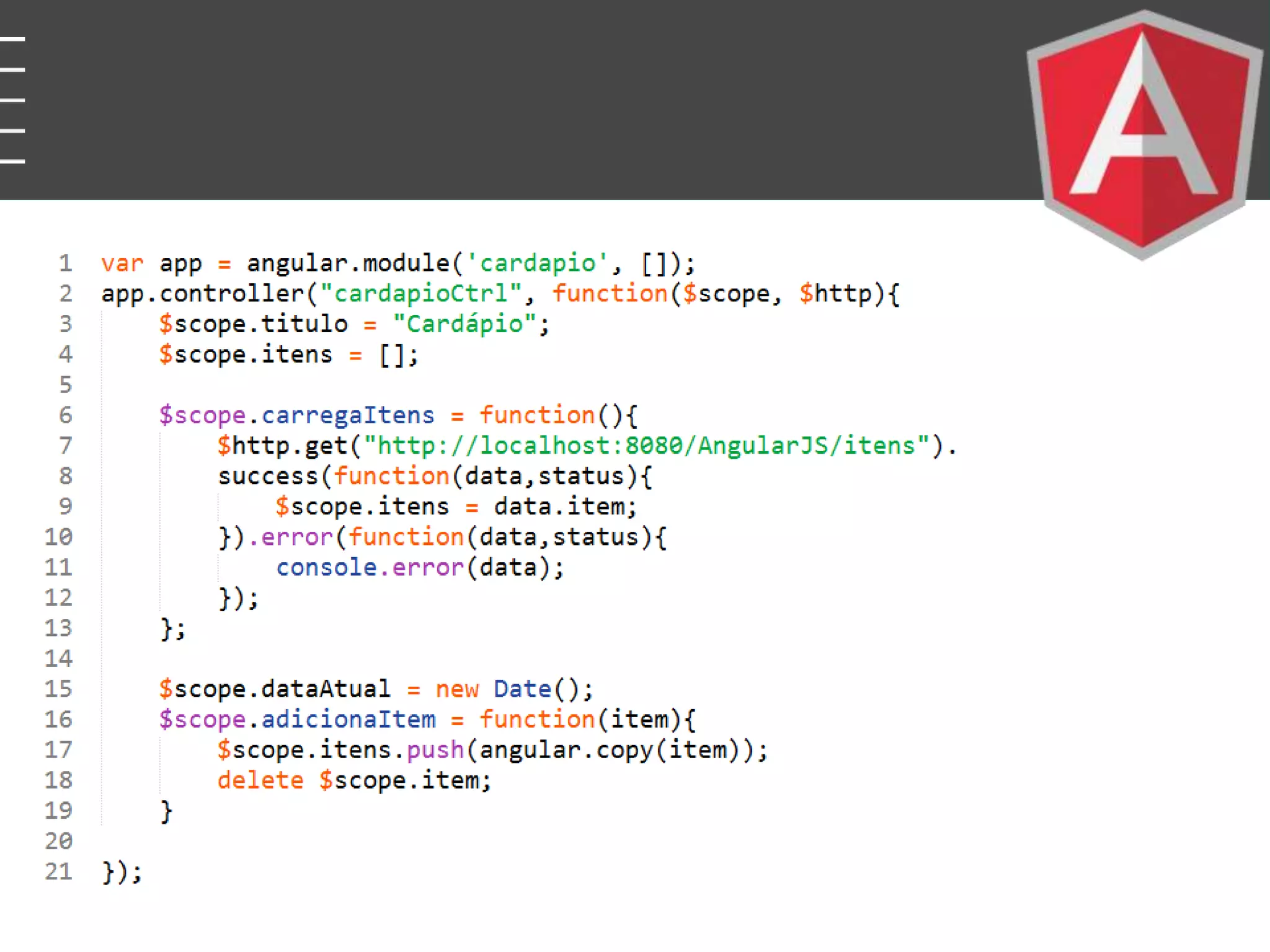 Desenvolvimento de Aplicações Web AngularJS no Contexto da IoT