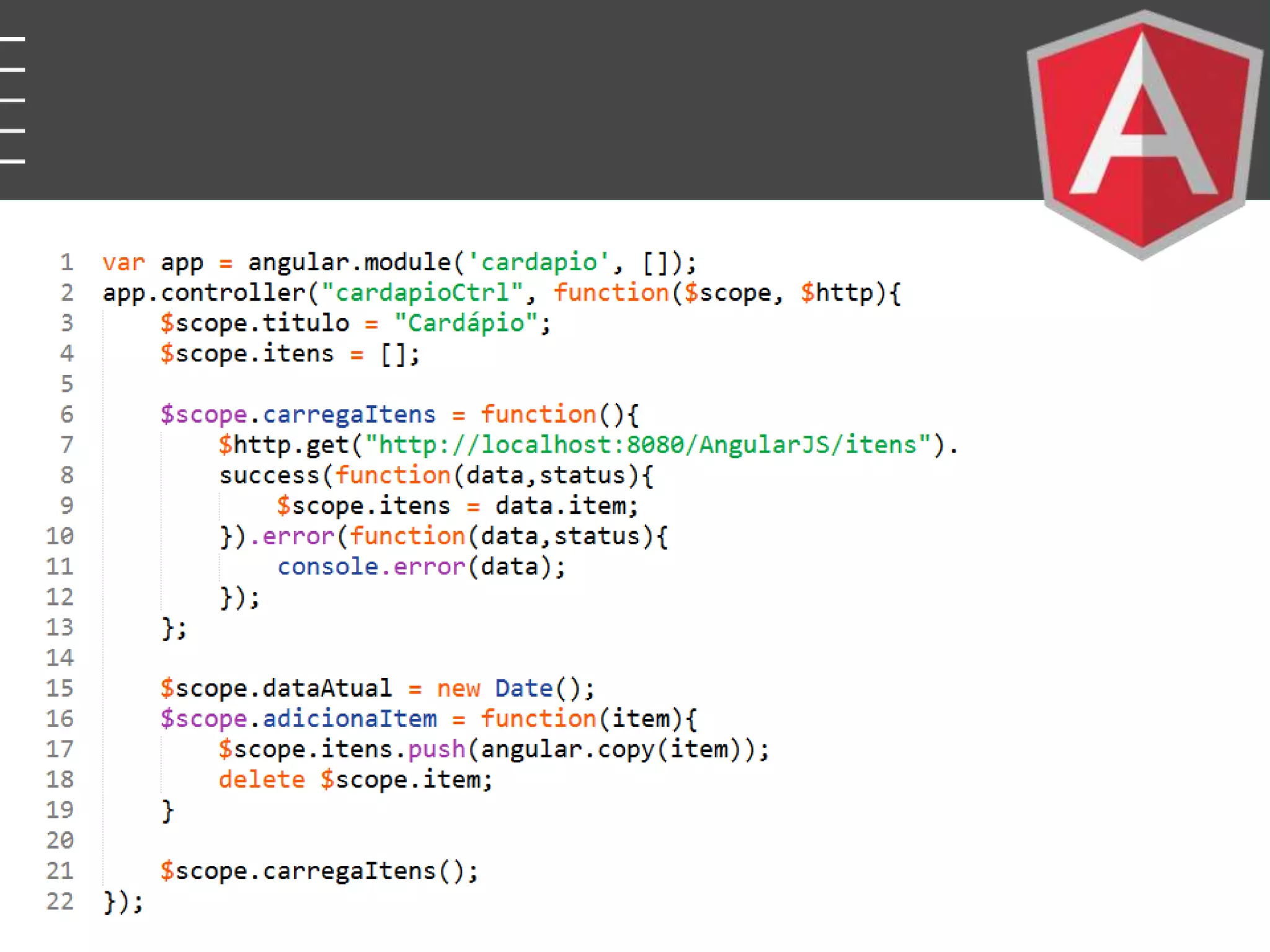 Desenvolvimento de Aplicações Web AngularJS no Contexto da IoT