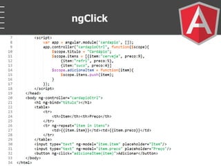 ngClick
 