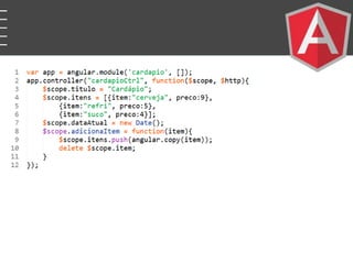 Desenvolvimento de Aplicações Web AngularJS no Contexto da IoT